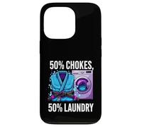 Custodia per iPhone 13 Pro Brazilian Jiu Jitsu 50% Chokes 50% Laundry BJJ