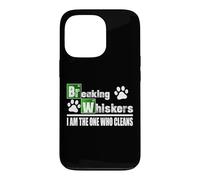 Custodia per iPhone 13 Pro Breaking Whiskers Cat Sono io quello che pulisce