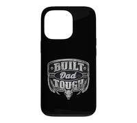 Custodia per iPhone 13 Pro Built Dad Tough American Funny 4th Of July