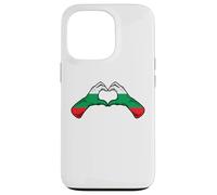 Custodia per iPhone 13 Pro Bulgaria Flag Bulgarian Heart