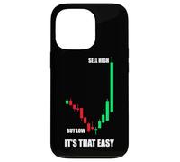 Custodia per iPhone 13 Pro Buy low sell high trader azioni mercato azionario Borsa