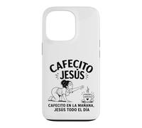 Custodia per iPhone 13 Pro Cafecito en la Mañana Jesús Todo el Día Latina