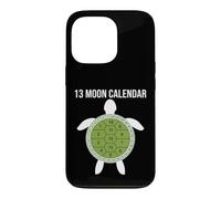 Custodia per iPhone 13 Pro Calendario lunare con 13 tartarughe lunari e conchiglie
