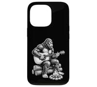 Custodia per iPhone 13 Pro Campfire Funny Sasquatch - Bigfoot Suonare la chitarra