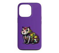 Custodia per iPhone 13 Pro Capybara Mexican Sugar Skull Calavera Viva Mexico Party
