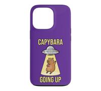 Custodia per iPhone 13 Pro Capybara salire Chillest UFO alieni e dischi volanti
