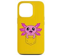 Custodia per iPhone 13 Pro Carino Baby Axolotl In Tasca Kawaii Anime