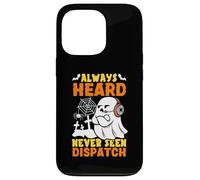 Custodia per iPhone 13 Pro Carino Ghost Dispatcher Halloween Always Heard But Never Seen