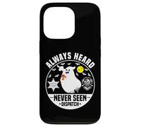 Custodia per iPhone 13 Pro Carino Ghost Dispatcher Halloween Always Heard But Never Seen