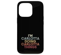 Custodia per iPhone 13 Pro Carlotta Name Carlotta Personalized Name First Given