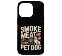 Custodia per iPhone 13 Pro Carne affumicata per cani, divertente barzelletta alla griglia