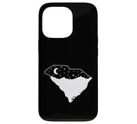 Custodia per iPhone 13 Pro Carolina del sud, mappa, con, orizzonte,