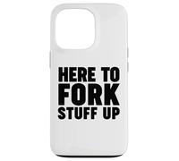 Custodia per iPhone 13 Pro Carrello elevatore qui per la roba della forcella Up