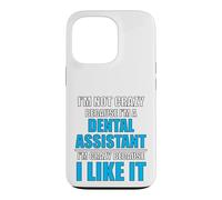 Custodia per iPhone 13 Pro Carriera dentale Ama il mio lavoro Pazzo assistente dentale