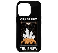 Custodia per iPhone 13 Pro Carta dei tarocchi - Fortuna occulta mistica luna astrologia - Cristallo