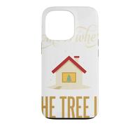 Custodia per iPhone 13 Pro Casa è dove l'albero è Natale