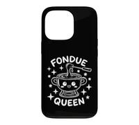 Custodia per iPhone 13 Pro Casseruola per formaggio fuso Fondue Queen Kawaii
