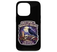 Custodia per iPhone 13 Pro C'era una volta una mezzanotte Dreary The Raven Edgar Allan Poe Fan