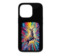 Custodia per iPhone 13 Pro Cervo Buck Maschio Animale Foresta Fauna Selvatica Majestic Deer