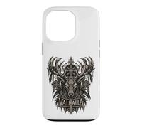 Custodia per iPhone 13 Pro Cervo vichingo Eikthyrnir vichinghi rune valhalla celti
