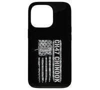 Custodia per iPhone 13 Pro CH-47 Chinook Bandiera Americana Elicottero Camo Chinook