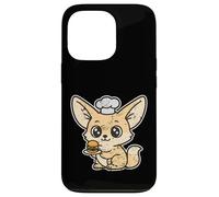 Custodia per iPhone 13 Pro Chef Fennec Mini Hamburger Kawaii
