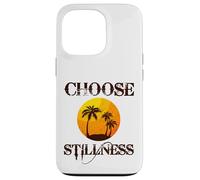 Custodia per iPhone 13 Pro Choose Stillness Meditation Yoga Mindfulness Mental Health