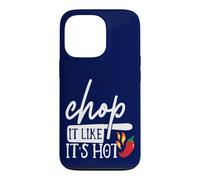 Custodia per iPhone 13 Pro Chop It Like Its Hot Pepper - Divertente costume da chef