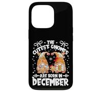 Custodia per iPhone 13 Pro Christmas Gingerbread Birthday Gnomes Xmas Born In December