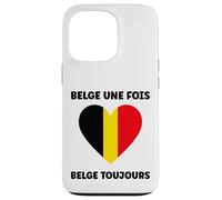 Custodia per iPhone 13 Pro Citation Frites Drapeau Belgique une fois humour Belge