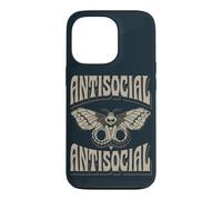 Custodia per iPhone 13 Pro Citazione antisociale della farfalla introverso socialmente selettivo