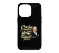 Custodia per iPhone 13 Pro Citazione del dovere legislativo di James Madison Charity