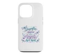Custodia per iPhone 13 Pro Citazione spirituale della libellula Angelo Remembrance