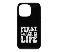 Custodia per iPhone 13 Pro Coffee Roaster First Crack Is Life Retro Roasting Design