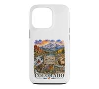 Custodia per iPhone 13 Pro Colorado Acquerello Mountain Adventure Travel Design
