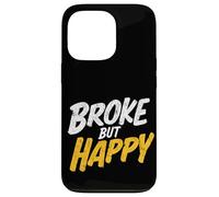 Custodia per iPhone 13 Pro Colorato Broke but Happy Stamp Costume