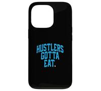 Custodia per iPhone 13 Pro Colore blu Feed The Hustlers Blue Graphic