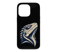 Custodia per iPhone 13 Pro Colorful Bearded Dragon Face Reptile Animal Lover