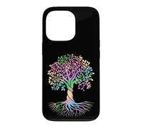 Custodia per iPhone 13 Pro Colorful Life Is Really Good Vintage Unique Tree Art