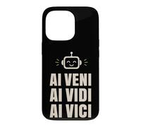 Custodia per iPhone 13 Pro Conquistatore tecnico robot AI Veni Vidi Vici