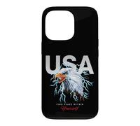 Custodia per iPhone 13 Pro Cool USA Eagle With wild Quotes Illustration Graphic Designs