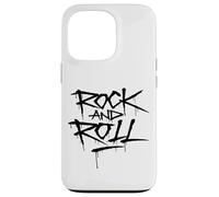 Custodia per iPhone 13 Pro Cool Wild Rock and Roll Typography Graffiti Style Music