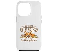 Custodia per iPhone 13 Pro Corgi “I've Got Friends in Low Places” Cute Dog
