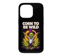 Custodia per iPhone 13 Pro Corn To Be Wild Halloween Scarecrow Illustration Graphic