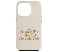 Custodia per iPhone 13 Pro Corona Esther 4:14 Creato Tale Tempo Fede