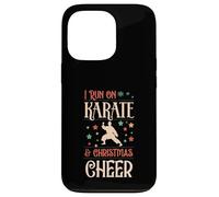 Custodia per iPhone 13 Pro Corro su Karate e Natale Cheer Matching X-Mas Squad