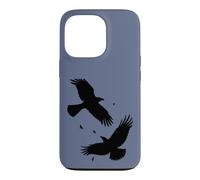 Custodia per iPhone 13 Pro Corvo Famiglia Wind-Borne Tranquillo