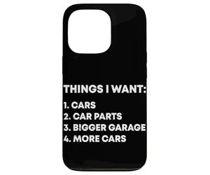 Custodia per iPhone 13 Pro Cose che voglio Auto Garage Ricambi auto Drift Car Racer Car Guy