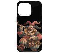 Custodia per iPhone 13 Pro Costume da Joker medievale per clown che canta e balla