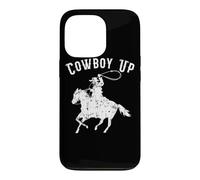 Custodia per iPhone 13 Pro Cowboy Up Design per i fan dei Rodeo e gli amanti del western